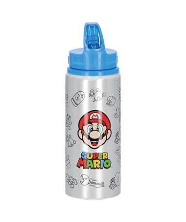 Se Super Mario aluminium flaske - 710ml hos MerchShark