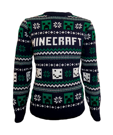Minecraft julesweater til voksne