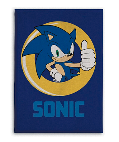 Billede af Sonic The Hedgehog tæppe 140x100cm