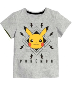Grå Pikachu t-shirt - Pokemon