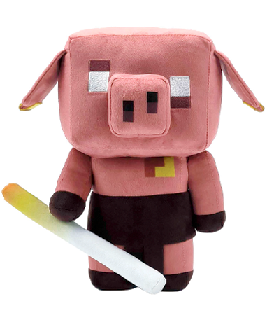 10: Minecraft Piglin bamse med lyd - 30cm