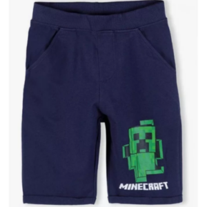 Minecraft shorts blå