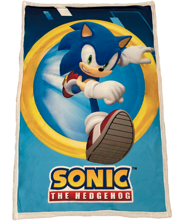 Sonic tæppe - Golden ring