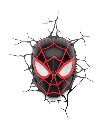 Spiderman LED maske lampe - Miles Morales