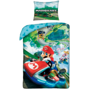 Mario Kart sengetøj - 140x200cm