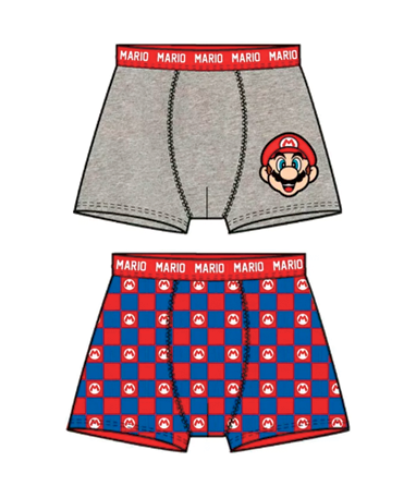 Super Mario Boxershorts til børn (5-12år)