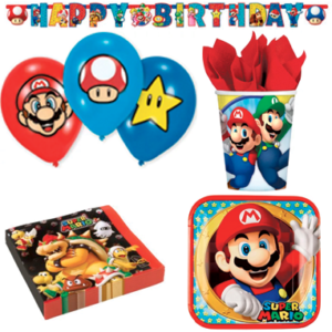Super Mario Fødselsdagspynt - Temafest