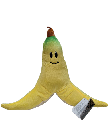Super Mario bananskræl bamse 30 cm