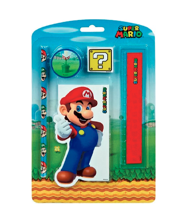 Billede af Super Mario stationary sæt - 5 stk