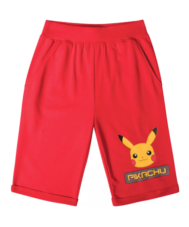 Se Pokemon røde shorts til børn - 5-12 år hos MerchShark