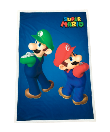 Billede af Super Mario tæppe 100x150cm
