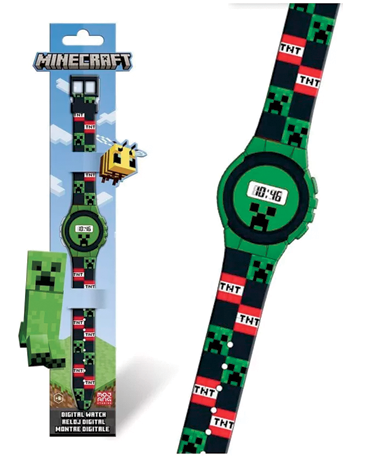 Se Minecraft Creeper & TNT armbåndsur hos MerchShark