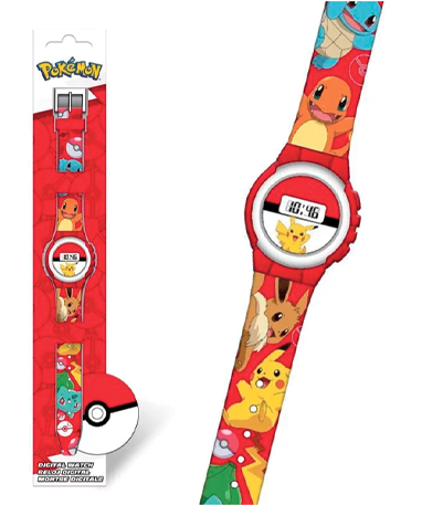Se Pokemon armbåndsur - rød hos MerchShark