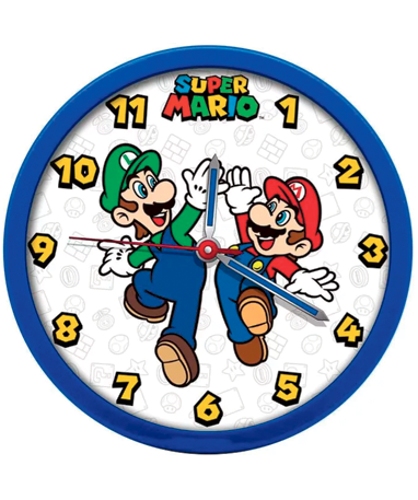 Billede af Super Mario vægur - 25cm