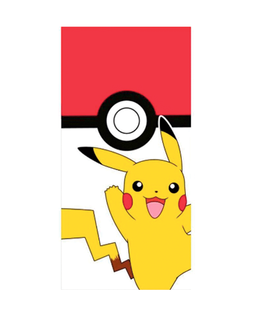 Pokemon Pikachu håndklæde 140x70cm