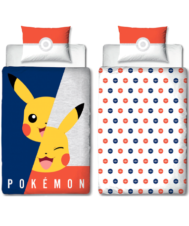 Smilende Pikachu sengetøj - Pokemon