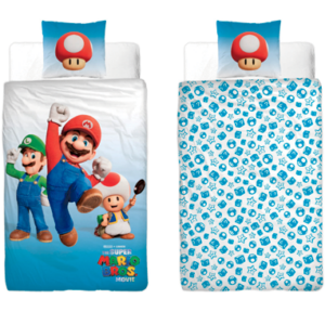 Super Mario sengetøj - Mario, Luigi, Mushroom