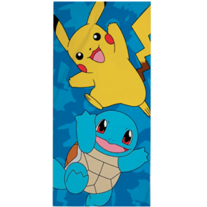 Pikachu & Squirtle håndklæde - Pokemon
