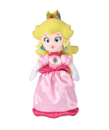 2: Prinsesse Peach bamse 27cm - Super Mario