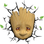 Marvel Baby Groot 3D LED Lampe