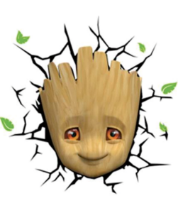 Marvel Baby Groot 3D LED Lampe