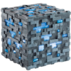 Minecraft Replika Lysende Diamant - 10 cm