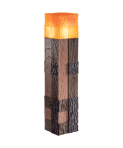 Minecraft Replika Lysende Fakkel 25 cm