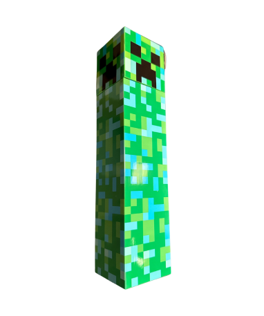 7: Minecraft Drikkedunk - Creeper Firkantet 650ml