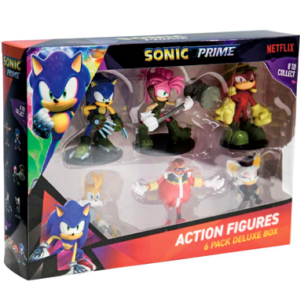Sonic Action figurpakke - 6 stk. - Assorteret