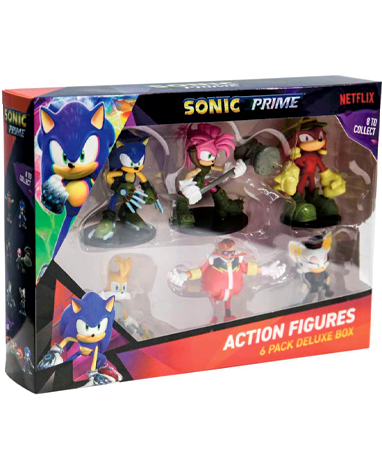 Billede af Sonic Action figurpakke - 6 stk. - Assorteret