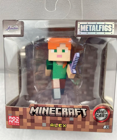 10: Minecraft Alex figur - Metalfigs