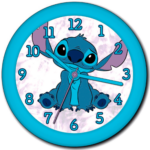 Stitch vægur - 25cm