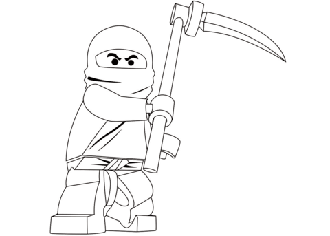 Anonym ninja - farvelægning