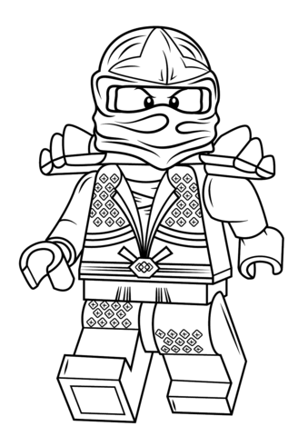Lego ninja - farvelægning