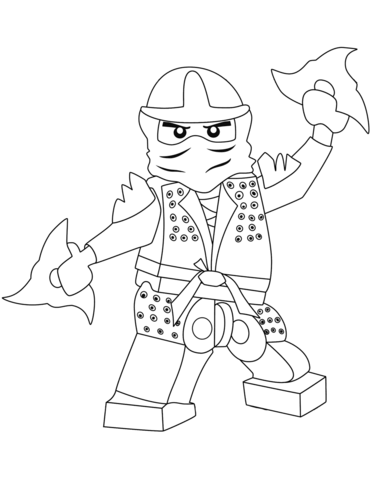 Ninjago ninja - farvelægning