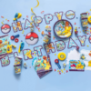 Pokemon happy birthday banner til børnefødselsdag