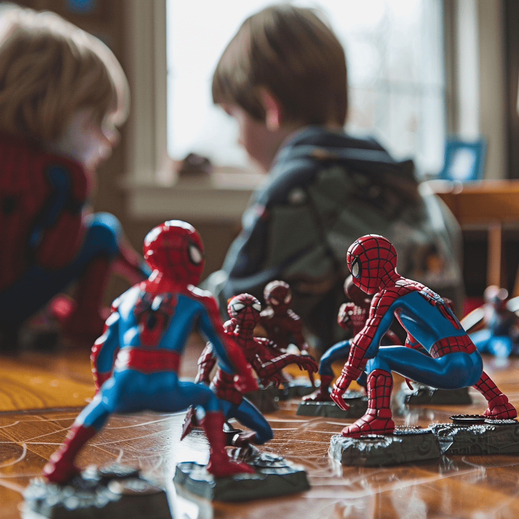 Spiderman action figurer