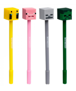 Minecraft kuglepenne 4 stk.