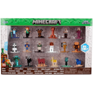 Minecraft 18 stk. metalfigurer pakke - 4cm