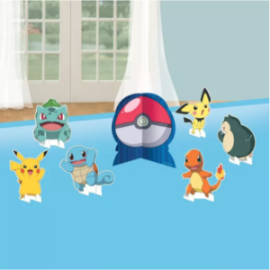 Pokémon Thunder temapynt til bord – 7 dele