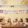 Gurli Gris Happy Birthday banner - 2,5m