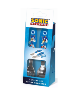 Sonic bestik til børn - 16cm