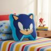 Sonic pude af ansigt - 40x40cm