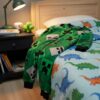 Minecraft Creeper, Zombie & skelet onesie (3-10 år)