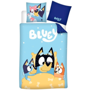 Bluey sengetøj - mørkeblå