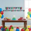 Pyjamasheltene Happy Birthday banner