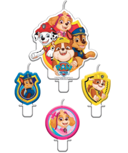 Paw Patrol kagelys - 4 stk.
