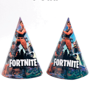 Fortnite Fødselsdagshatte - 6 stk.