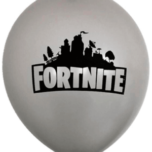 Fortnite grå balloner - 10 stk.