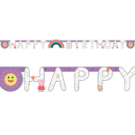 Gurli Gris Happy Birthday banner - 2,5m